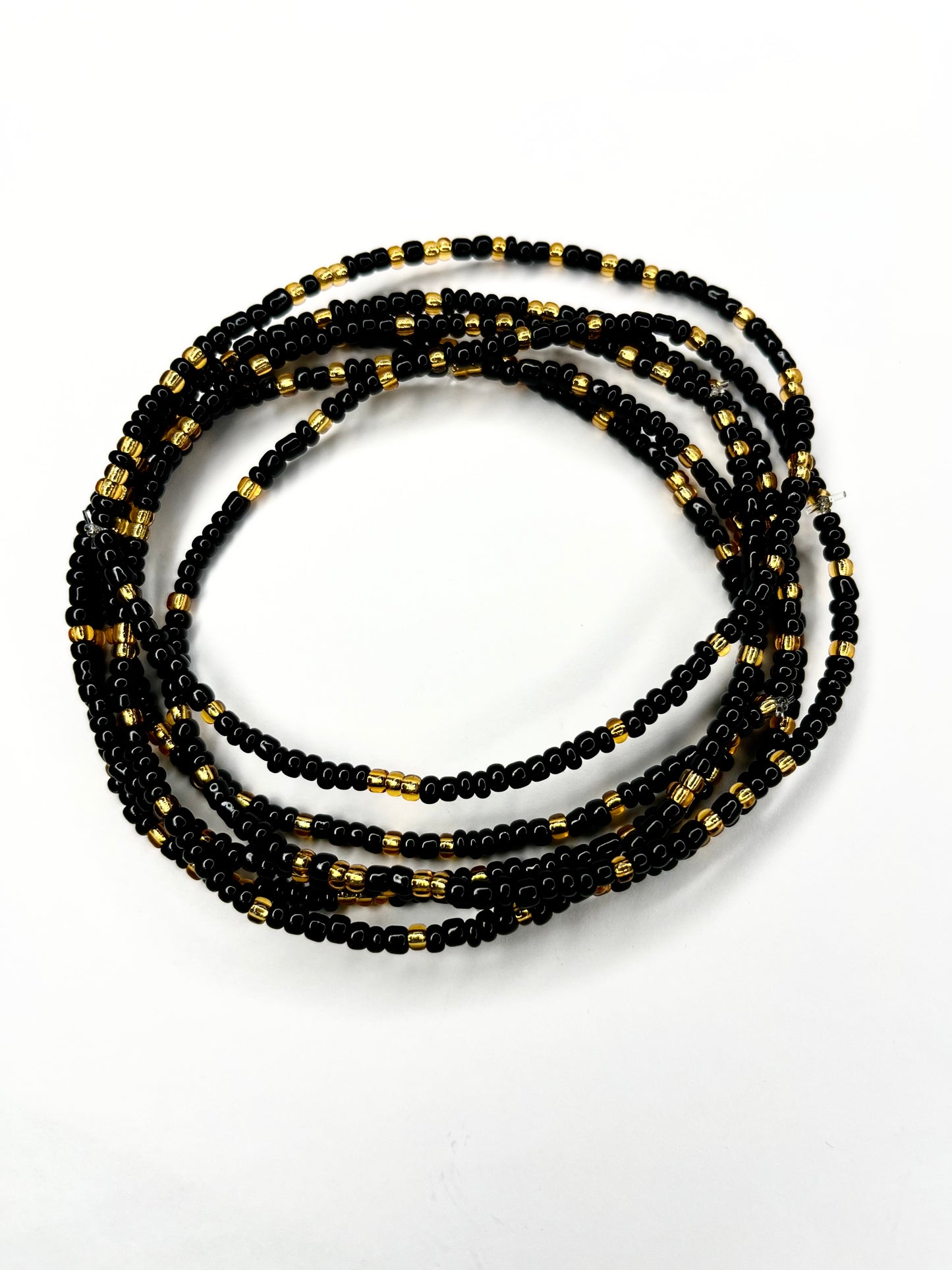 Black & Gold Anklet