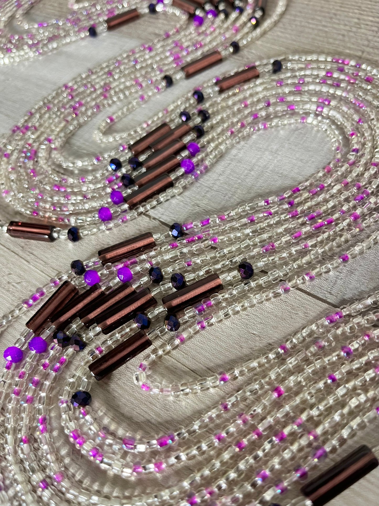 Sarafina Waist Beads (Purple)