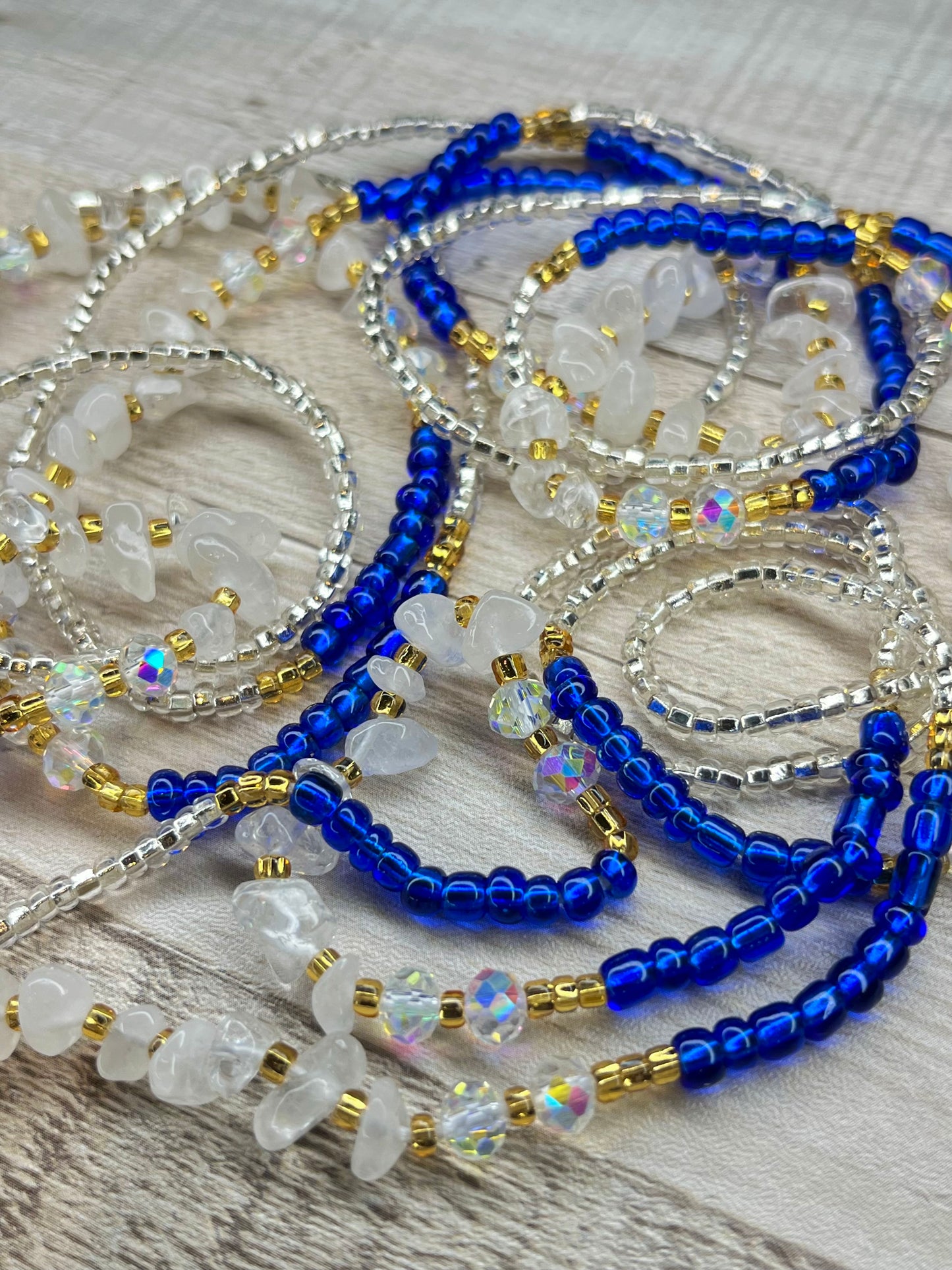 White Quartz Waist Beads