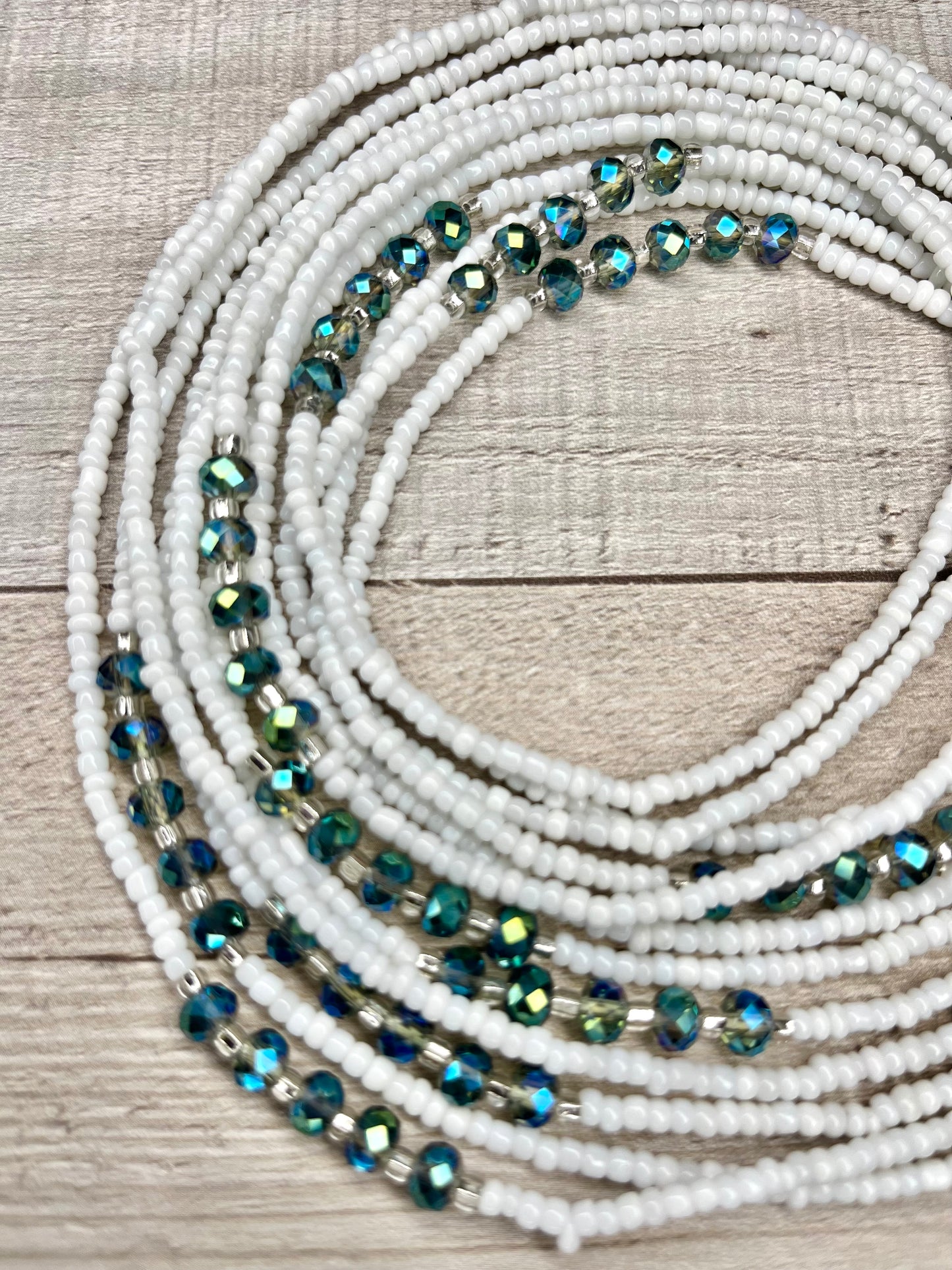 Arctic Breeze Waist Beads