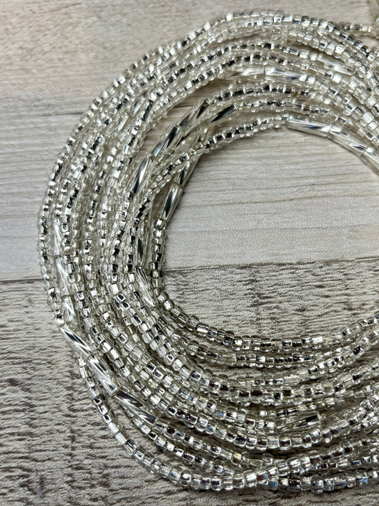 Silver Lining Waist Beads