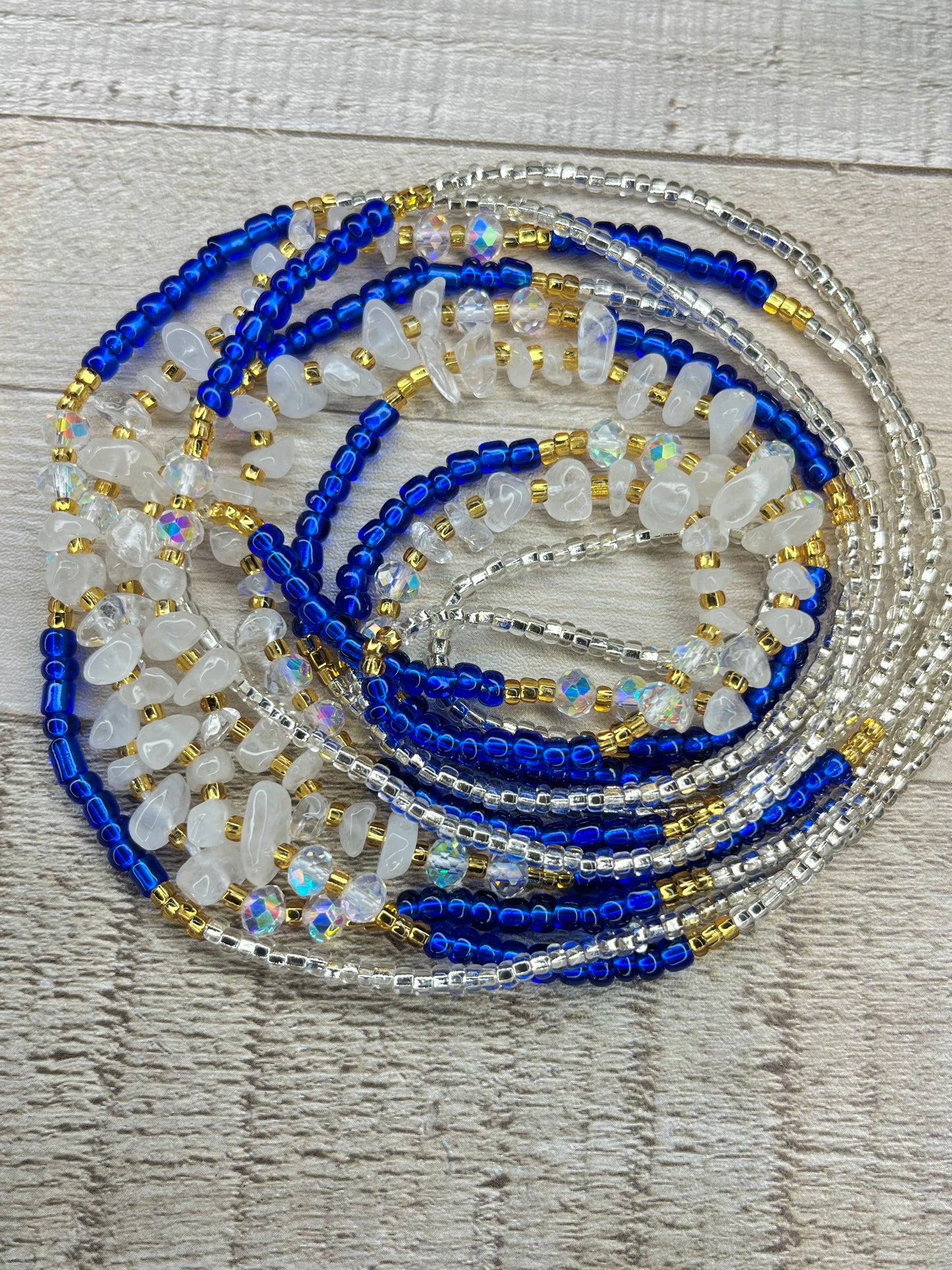 White Quartz Waist Beads