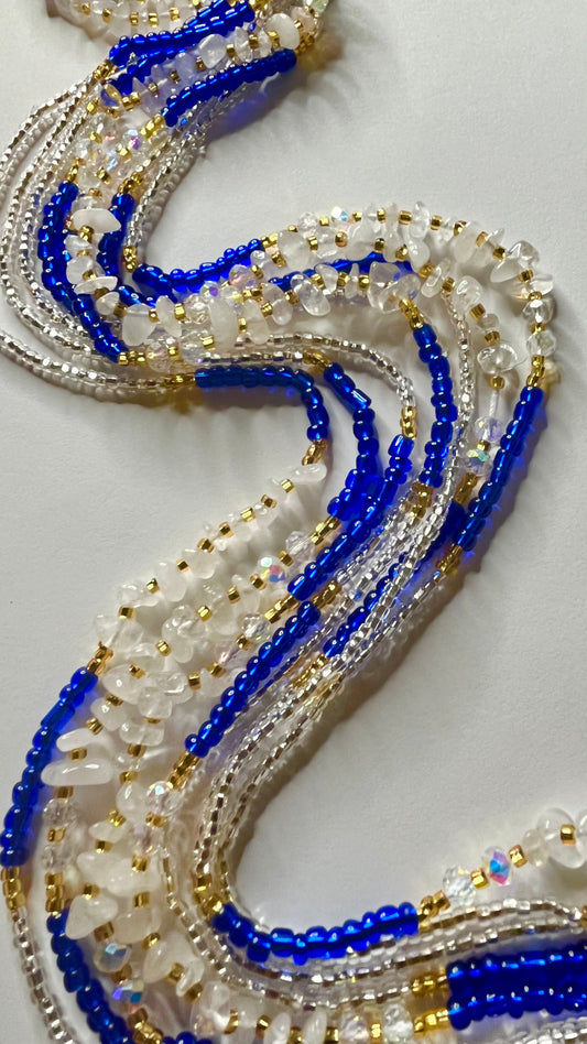 Sapphire Star Waist Beads