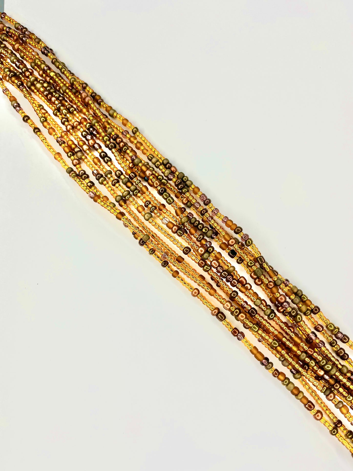 Brown Sugar Waist Beads-Extended Length