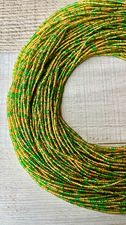 Emerald Glow Waist Beads