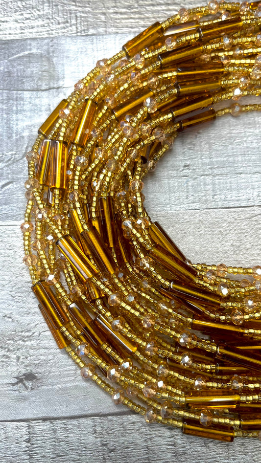 Abijah Luxury Crystal Waist Beads