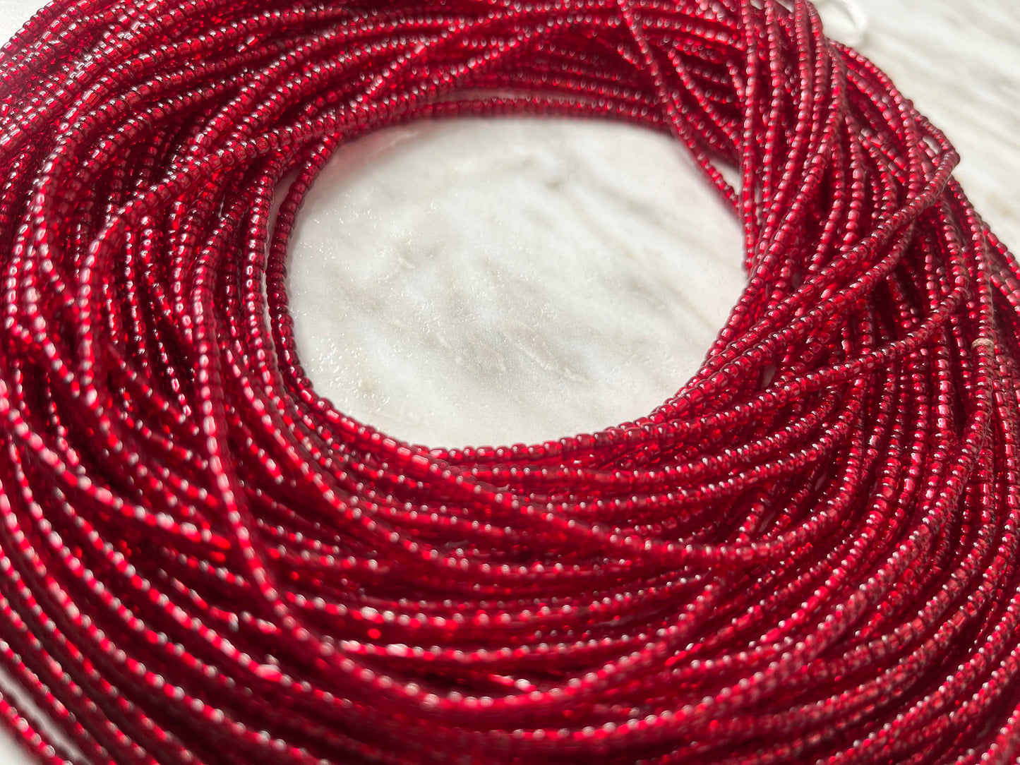 Scarlet Passion Waist Beads